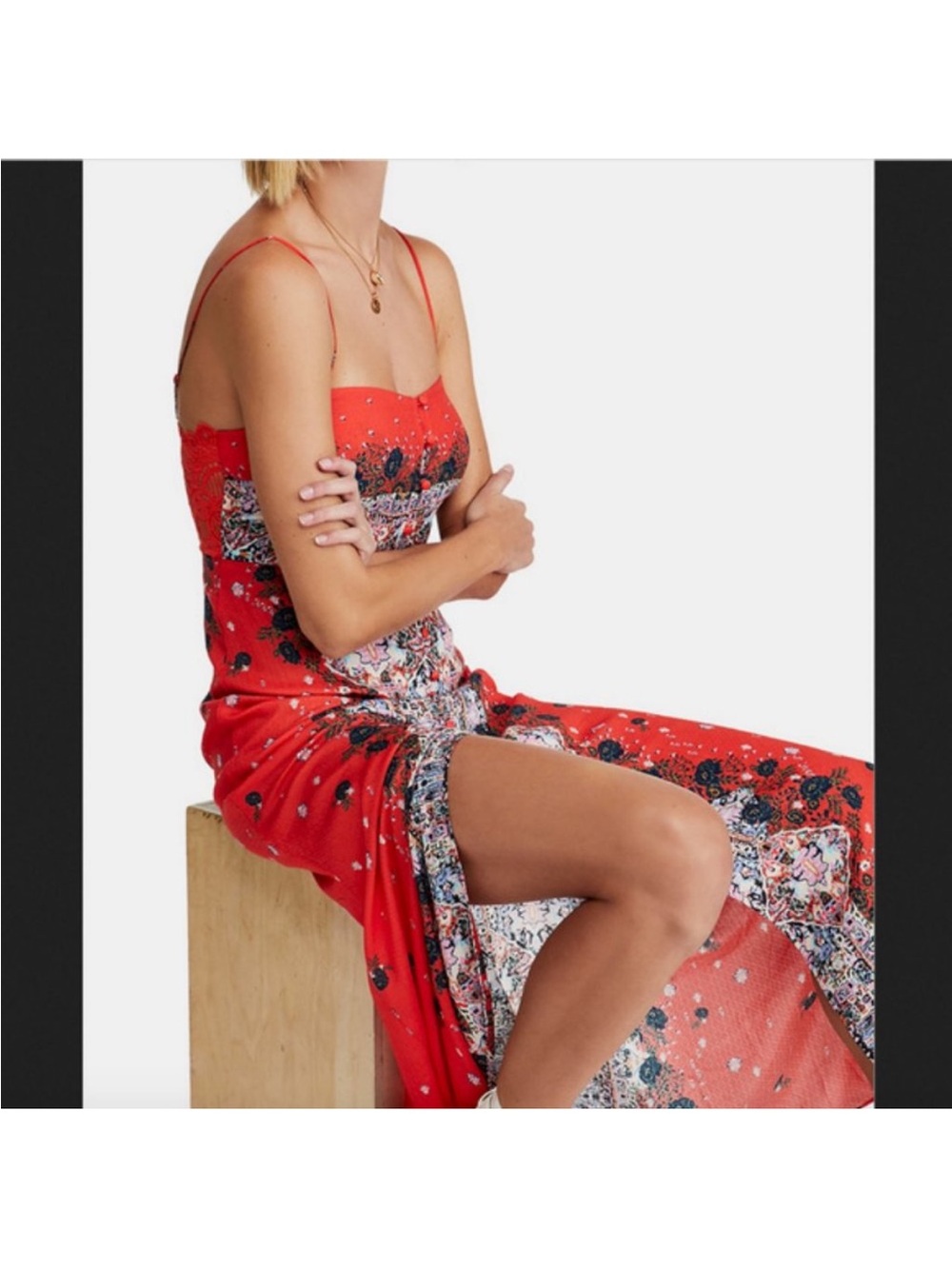 Free People Morning Song Printed Maxi Dress - Picture 8 of 16